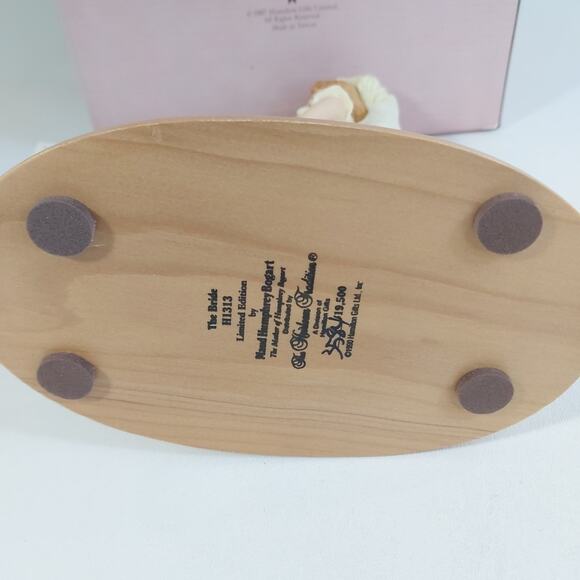 1987 Hamilton Gifts "The Bride" H1313 by Maud‎ Humphrey Bogart Figurine - Picture 6 of 6